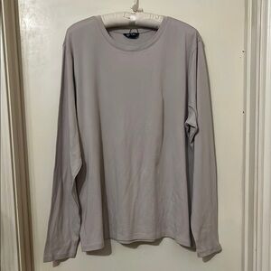Eddie Bauer Pumice Fitted Long Sleeve Tee
